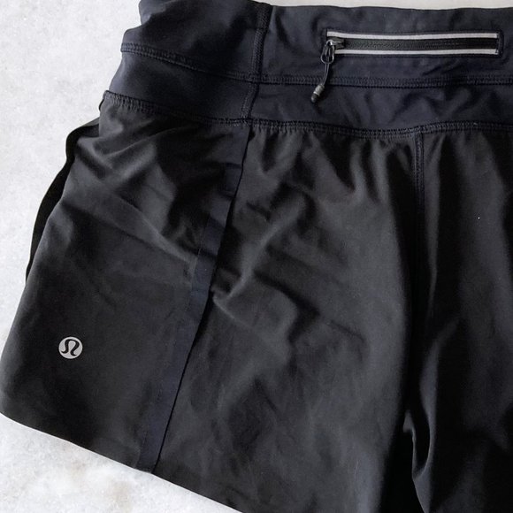 Lululemon black shorts with pockets, (size 6) drawstring waist - Picture 7 of 8